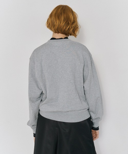 Muel Chic(ミュエルシック)の「Makey sweat CS メイキースウェットカットソー(スウェット・レディース・グレー/スミクロ/レッド/ブラウン・FREE)」の9枚目の写真