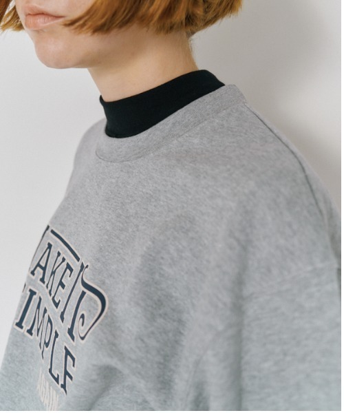 Muel Chic(ミュエルシック)の「Makey sweat CS メイキースウェットカットソー(スウェット・レディース・グレー/スミクロ/レッド/ブラウン・FREE)」の14枚目の写真