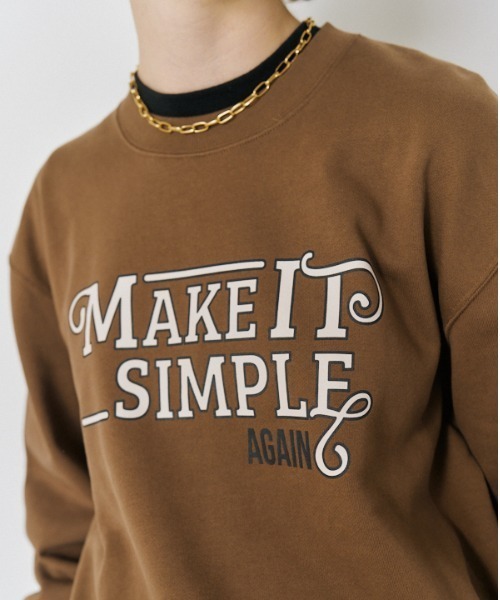 Muel Chic(ミュエルシック)の「Makey sweat CS メイキースウェットカットソー(スウェット・レディース・グレー/スミクロ/レッド/ブラウン・FREE)」の22枚目の写真
