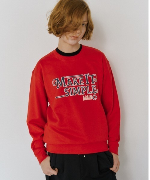 Muel Chic(ミュエルシック)の「Makey sweat CS メイキースウェットカットソー(スウェット・レディース・グレー/スミクロ/レッド/ブラウン・FREE)」の20枚目の写真