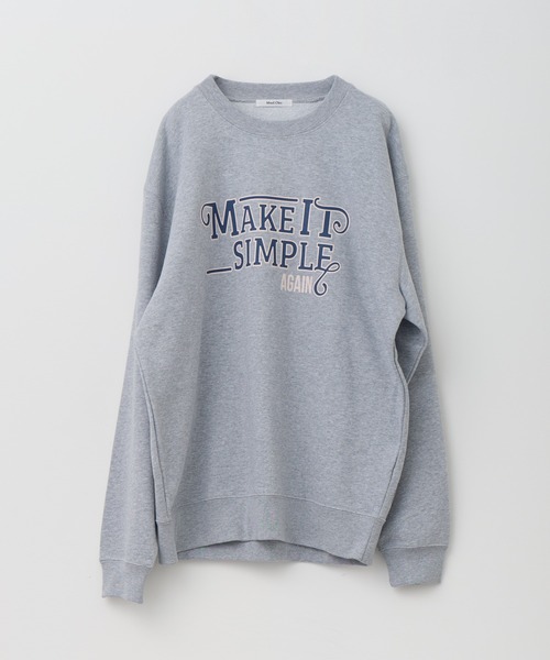 Muel Chic(ミュエルシック)の「Makey sweat CS メイキースウェットカットソー(スウェット・レディース・グレー/スミクロ/レッド/ブラウン・FREE)」の6枚目の写真