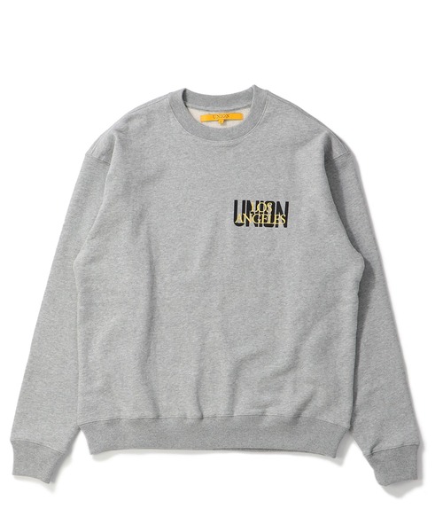 UNION(UNION TOKYO)(ユニオン)の「UNION TOKYO FELLINI CREWNECK ユニオントーキョー(スウェット・メンズ・ヘザーグレー/ブラック・XL/L/M/S)」の2枚目の写真