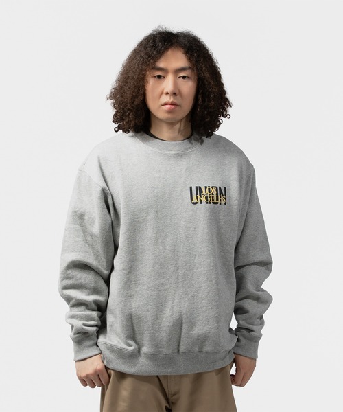 UNION(UNION TOKYO)(ユニオン)の「UNION TOKYO FELLINI CREWNECK ユニオントーキョー(スウェット・メンズ・ヘザーグレー/ブラック・XL/L/M/S)」の8枚目の写真