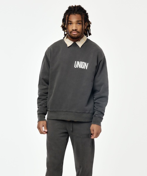UNION(UNION TOKYO)(ユニオン)の「UNION TOKYO FELLINI CREWNECK ユニオントーキョー(スウェット・メンズ・ヘザーグレー/ブラック・XL/L/M/S)」の13枚目の写真