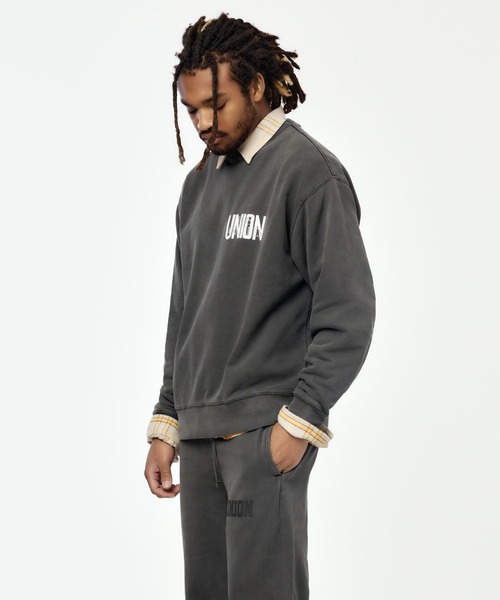 UNION(UNION TOKYO)(ユニオン)の「UNION TOKYO FELLINI CREWNECK ユニオントーキョー(スウェット・メンズ・ヘザーグレー/ブラック・XL/L/M/S)」の11枚目の写真