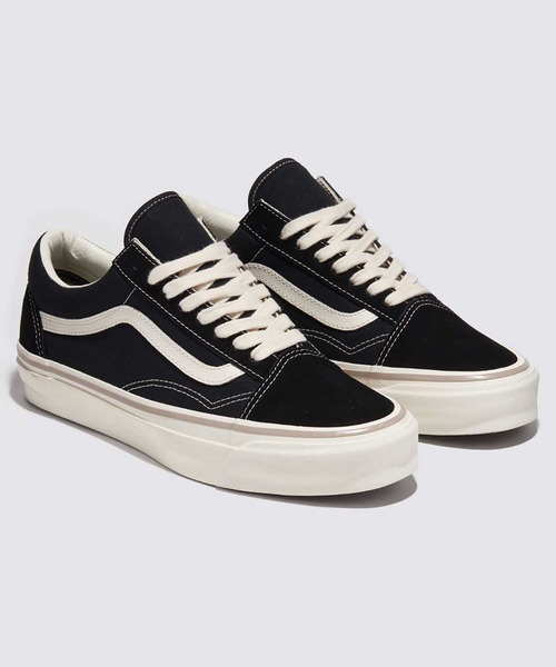 VANS(バンズ)の「オールドスクール / Old Skool 36 BLACK/MARSHMALLOW / VN000CT91KP1(スニーカー・メンズ・ブラック×ホワイト・4/4.5/5/5.5/6/6.5/7/7.5/8/8.5/9/9.5/10/10.5/11/11.5/12)」の2枚目の写真