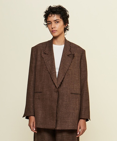 【CURRENTAGE/カレンテージ】Original fabric jacket