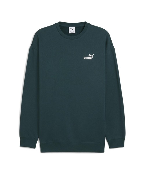 PUMA（プーマ）の「プーマ PUMA MAXIMAL METALLIC リラックスド クルースウ（スウェット・メンズ・ダークグリーン/ブラック・S/M/L/LL/3L）」の2枚目の写真