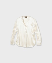 c/est（シーエ）の「c/est/シーエ SILK シルクサテンブラウス（シャツ/ブラウス）」