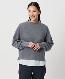 ボトルネックニット+インナー ‐ウォッシャブル‐<A DAY IN THE LIFE>