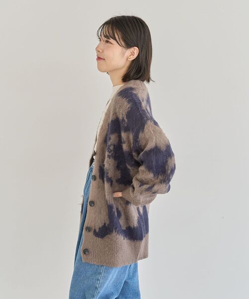 Green Parks(グリーンパークス)の「アニマル柄カーディガン(カーディガン/ボレロ・レディース・チャコールグレー/ブラウン・FREE)」の14枚目の写真