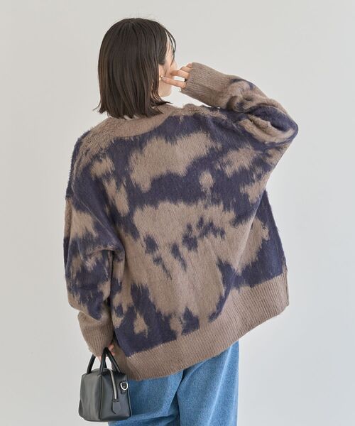 Green Parks(グリーンパークス)の「アニマル柄カーディガン(カーディガン/ボレロ・レディース・チャコールグレー/ブラウン・FREE)」の15枚目の写真