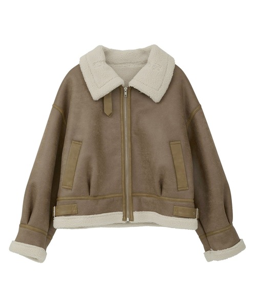 2025AW】フェイクムートンジャケット（ムートンコート）｜earth