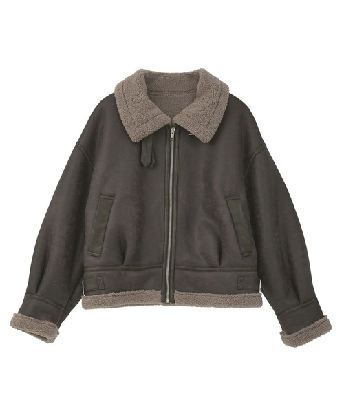 2025AW】フェイクムートンジャケット（ムートンコート）｜earth