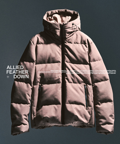 417 EDIFICE(フォーワンセブンエディフィス)の「ALLIED FEATHER+DOWN / アライド ダウンブルゾン(ダウンジャケット/コート・メンズ・グレー/ブラック/ベージュ・SMALL/MEDIUM/LARGE/X-LARGE)」の2枚目の写真