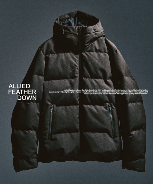 ALLIED FEATHER + DOWN　ラウンジダウンブルゾン ALLIED Feather + Down (アライドフェザーアンドダウン) NEW Lounge