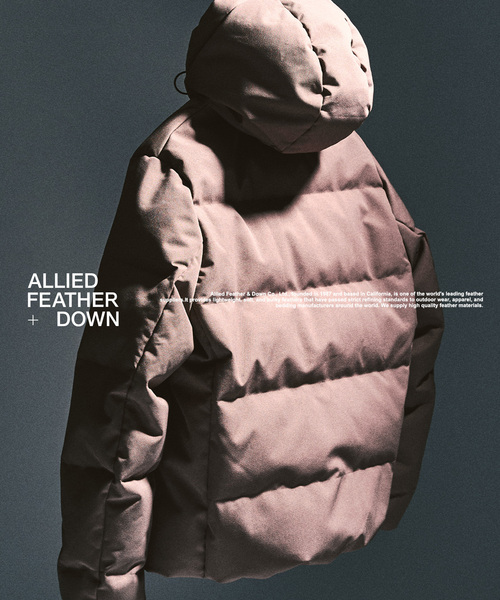 417 EDIFICE(フォーワンセブンエディフィス)の「ALLIED FEATHER+DOWN / アライド ダウンブルゾン(ダウンジャケット/コート・メンズ・グレー/ブラック/ベージュ・SMALL/MEDIUM/LARGE/X-LARGE)」の6枚目の写真