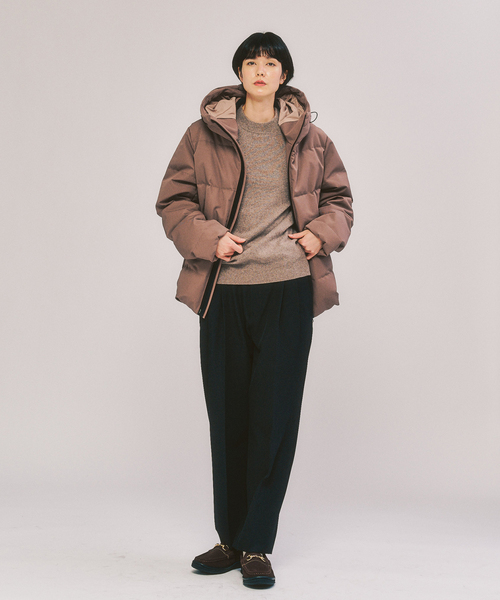 417 EDIFICE(フォーワンセブンエディフィス)の「ALLIED FEATHER+DOWN / アライド ダウンブルゾン(ダウンジャケット/コート・メンズ・グレー/ブラック/ベージュ・SMALL/MEDIUM/LARGE/X-LARGE)」の14枚目の写真