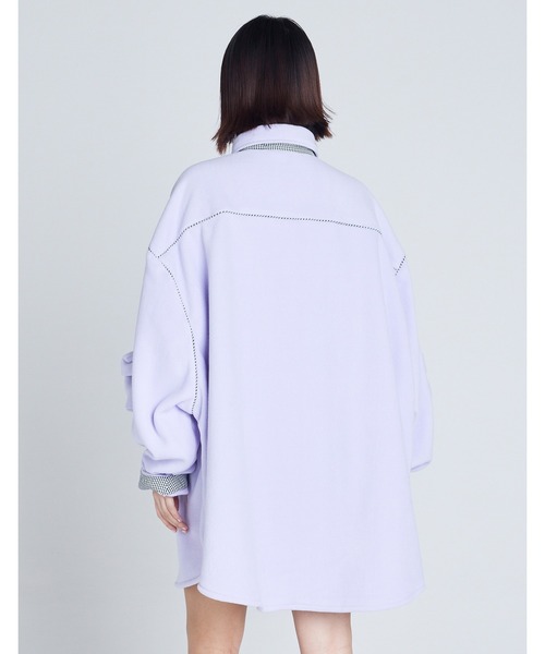Little sunny bite(リトルサニーバイト)の「【RES】【Little Sunny Bite】freeze big shirts(その他アウター・レディース・パープル/オレンジ・SMALL/MEDIUM)」の6枚目の写真