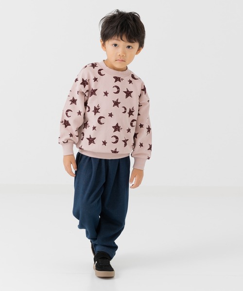 chil2(チルツー)の「ふわもこあったか 裏シャギー 裏起毛 バルーンワイドパンツ(その他パンツ・キッズ・G/I/H/A/C/D/E/F/J/K/L/B・130cm/140cm/80cm/90cm/100cm/110cm/120cm)」の14枚目の写真