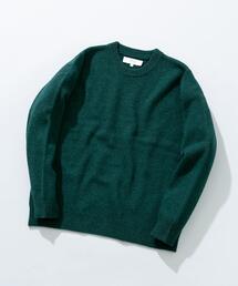 メンズのニット/セーター（グリーン・カーキ/緑色系・クルーネック