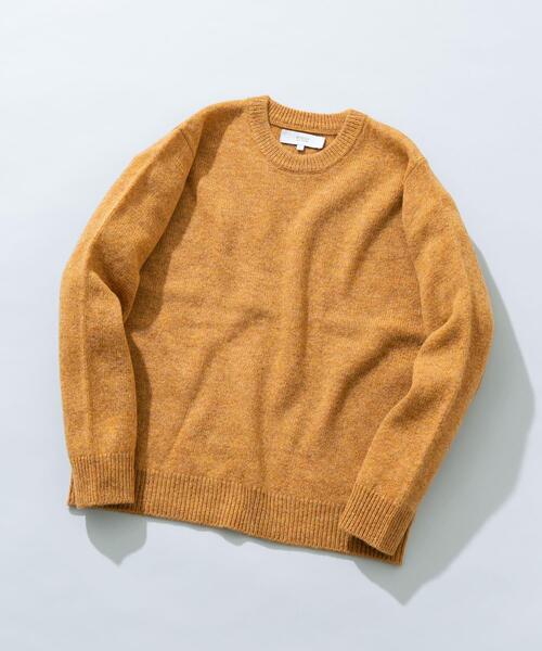 URBAN RESEARCH ROSSO MEN（アーバンリサーチロッソメン）の「『XLサイズあり』シェットランドウールクルーネックニット（ニット/セーター・メンズ・グリーン/ホワイト/レッド系その他/パープル系その他/ネイビー/ロイヤルブルー/インディゴブルー/マスタード/グレー/ブラック/グレー系その他/カーキ・SMALL/MEDIUM/LARGE/X-LARGE）」の11枚目の写真