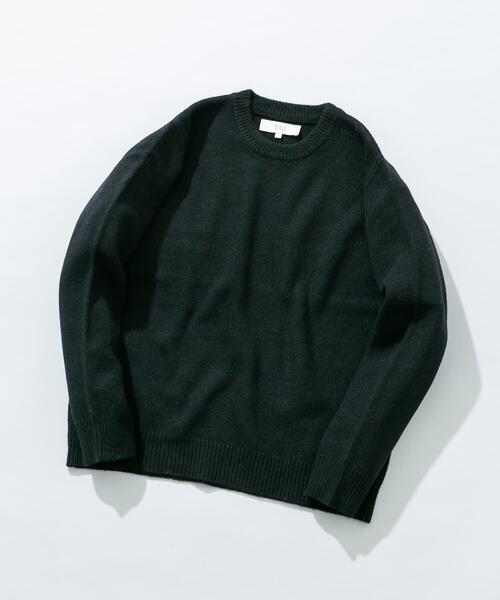 XLサイズあり』シェットランドウールクルーネックニット（ニット