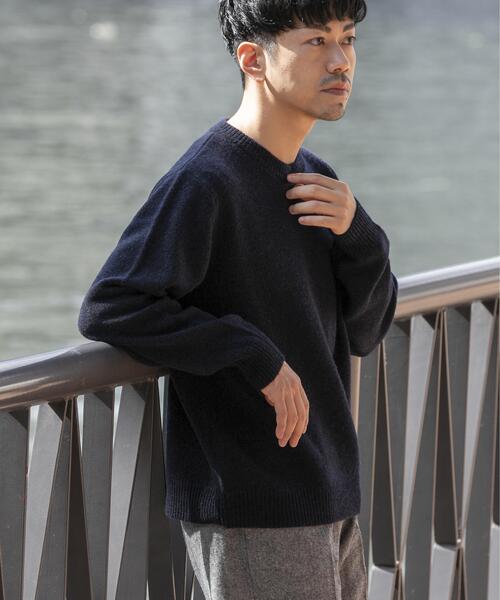 URBAN RESEARCH ROSSO MEN（アーバンリサーチロッソメン）の「『XLサイズあり』シェットランドウールクルーネックニット（ニット/セーター・メンズ・グリーン/ホワイト/レッド系その他/パープル系その他/ネイビー/ロイヤルブルー/インディゴブルー/マスタード/グレー/ブラック/グレー系その他/カーキ・SMALL/MEDIUM/LARGE/X-LARGE）」の15枚目の写真