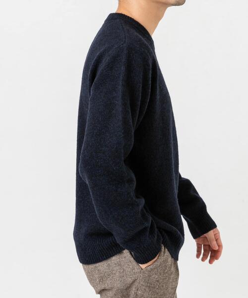 URBAN RESEARCH ROSSO MEN（アーバンリサーチロッソメン）の「『XLサイズあり』シェットランドウールクルーネックニット（ニット/セーター・メンズ・グリーン/ホワイト/レッド系その他/パープル系その他/ネイビー/ロイヤルブルー/インディゴブルー/マスタード/グレー/ブラック/グレー系その他/カーキ・SMALL/MEDIUM/LARGE/X-LARGE）」の20枚目の写真