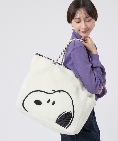 LARGE 2 WAY TOTE 2WAY スヌーピーW（トートバッグ）｜LeSportsac