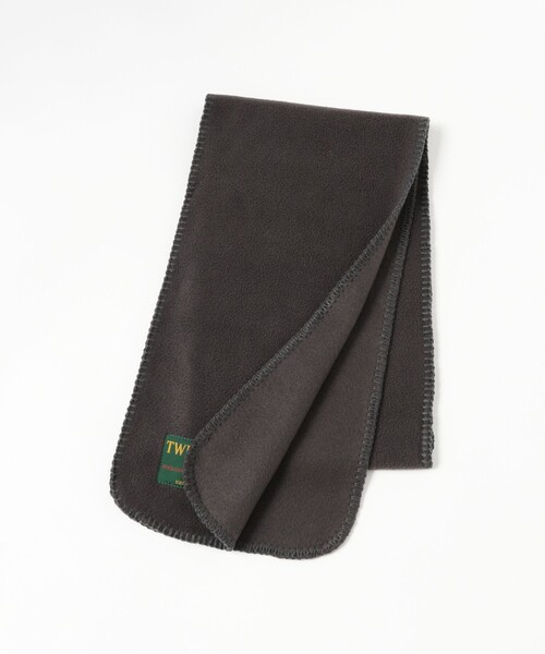 TWEED MILL(ツイードミル)の「【別注】TWEED MILL / フリース マフラー(マフラー・メンズ・ブラック系その他4/ブラック・ONE SIZE)」の7枚目の写真