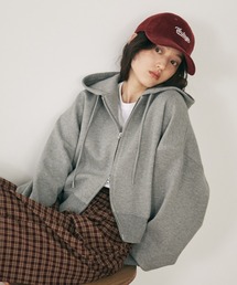 クロップド」に該当するパーカー（ジップアップ）ファッション