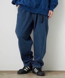 ROOPTOKYO | ウェビングベルト付き バルーン ワイドデニムパンツ(デニムパンツ)