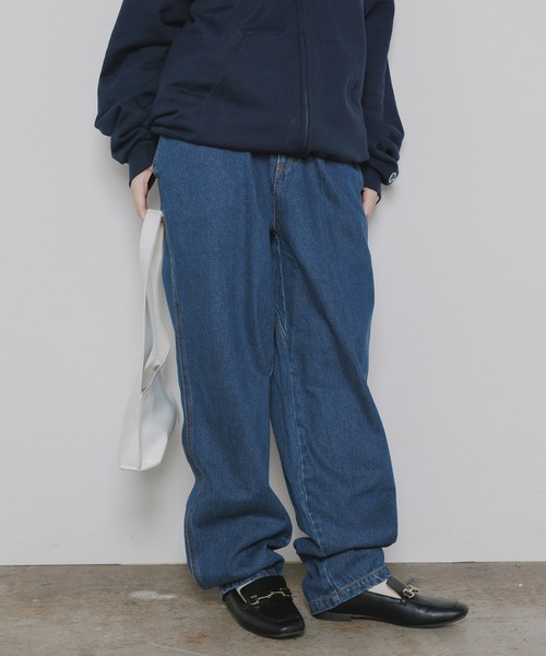 ROOPTOKYO(ループトウキョウ)の「ウェビングベルト付き バルーン ワイドデニムパンツ(デニムパンツ・メンズ・ブルー・M/L/XL)」の20枚目の写真