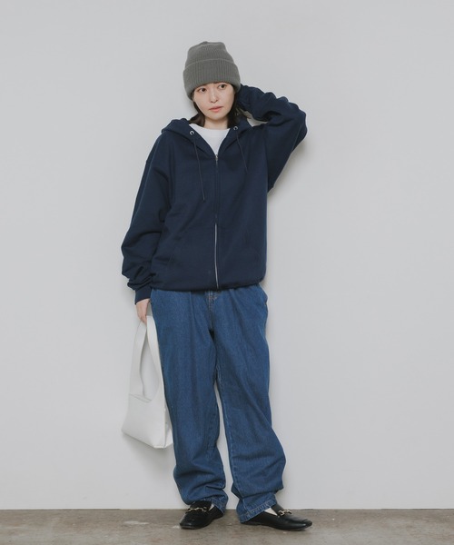 ROOPTOKYO(ループトウキョウ)の「ウェビングベルト付き バルーン ワイドデニムパンツ(デニムパンツ・メンズ・ブルー・M/L/XL)」の9枚目の写真