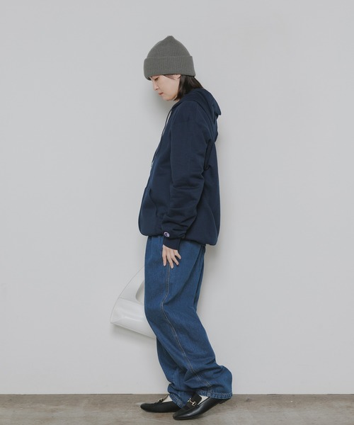 ROOPTOKYO(ループトウキョウ)の「ウェビングベルト付き バルーン ワイドデニムパンツ(デニムパンツ・メンズ・ブルー・M/L/XL)」の11枚目の写真