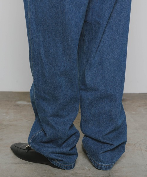 ROOPTOKYO(ループトウキョウ)の「ウェビングベルト付き バルーン ワイドデニムパンツ(デニムパンツ・メンズ・ブルー・M/L/XL)」の19枚目の写真