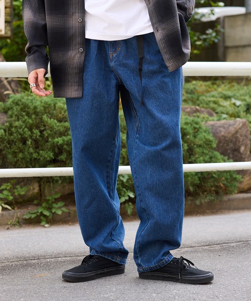 ROOPTOKYO(ループトウキョウ)の「ウェビングベルト付き バルーン ワイドデニムパンツ(デニムパンツ・メンズ・ブルー・M/L/XL)」の22枚目の写真