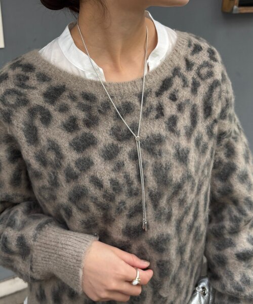 DouDou（ドゥドゥ）の「デザインチェーンスライドネックレス（ネックレス・レディース・シルバー/ゴールド・FREE）」の4枚目の写真