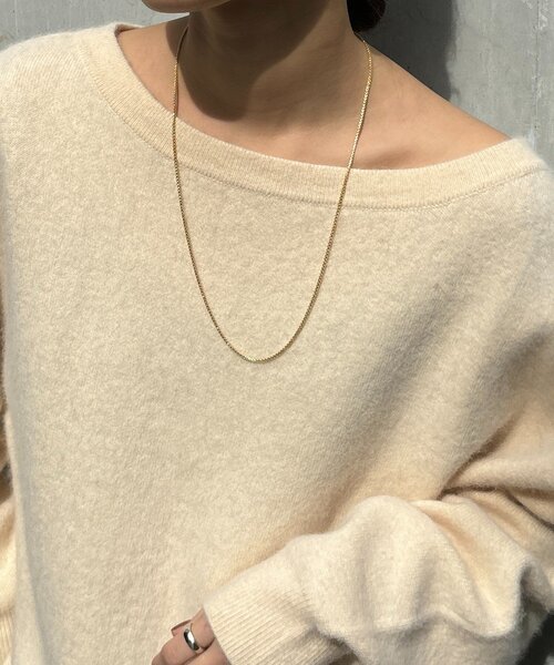 DouDou（ドゥドゥ）の「デザインチェーンスライドネックレス（ネックレス・レディース・シルバー/ゴールド・FREE）」の8枚目の写真