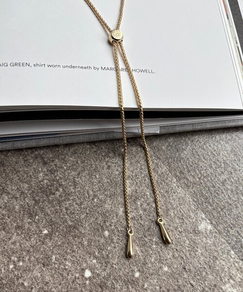 DouDou（ドゥドゥ）の「デザインチェーンスライドネックレス（ネックレス・レディース・シルバー/ゴールド・FREE）」の12枚目の写真