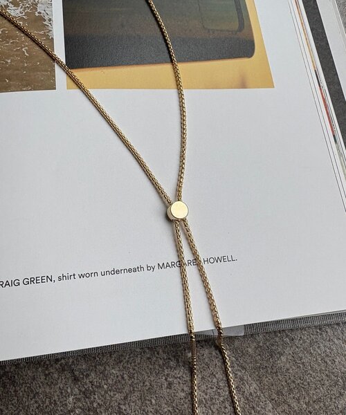 DouDou（ドゥドゥ）の「デザインチェーンスライドネックレス（ネックレス・レディース・シルバー/ゴールド・FREE）」の13枚目の写真