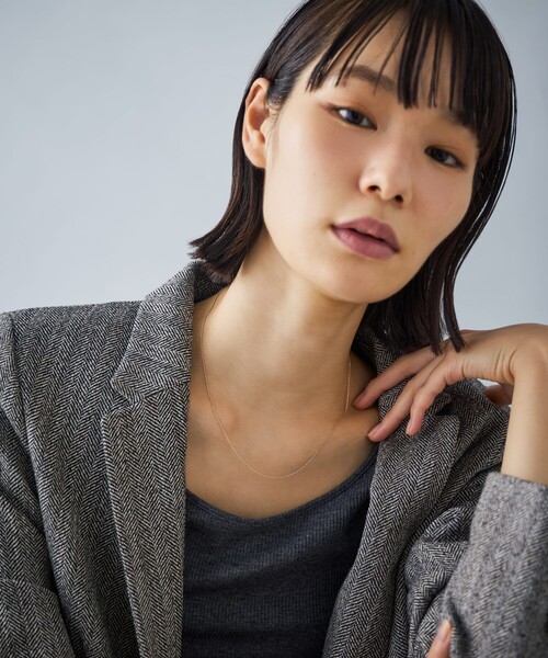 Jouete k10YG ボールチェーンネックレス k10 K10YG ネックレス ボールチェーン（ネックレス）｜Jouete（ジュエッテ