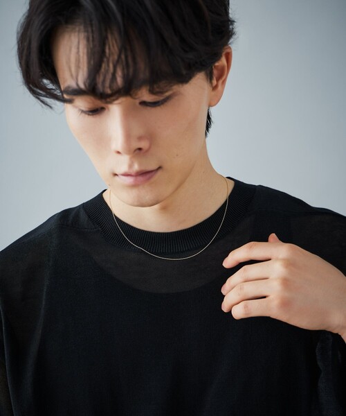 Jouete k10YG ボールチェーンネックレス k10 K10YG ネックレス ボールチェーン（ネックレス）｜Jouete