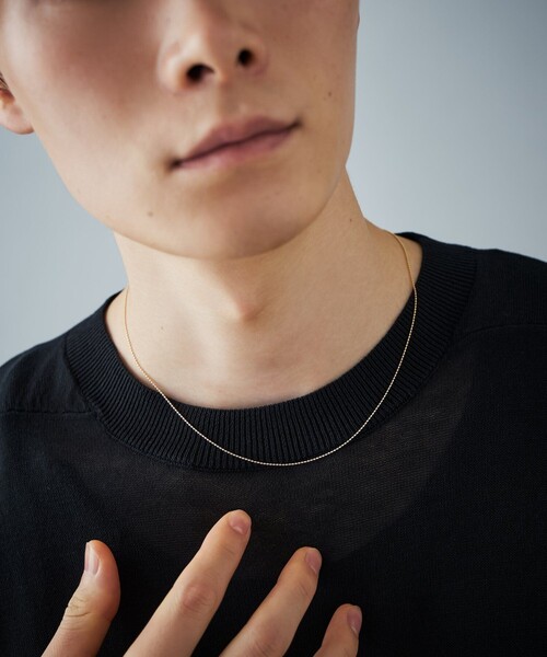 Jouete k10YG ボールチェーンネックレス k10 K10YG ネックレス ボールチェーン（ネックレス）｜Jouete