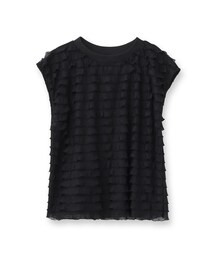 PROVOKE  | PROVOKE（プロヴォーク）【別注】フリルフレンチスリーブトップス(Tシャツ/カットソー)