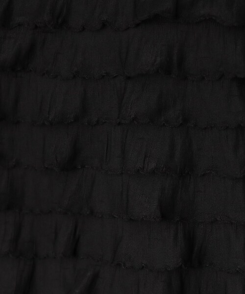 PROVOKE （プロヴォーク）の「PROVOKE（プロヴォーク）【別注】フリルフレンチスリーブトップス（Tシャツ/カットソー・レディース・ブラック/ホワイト/ナチュラル・00）」の13枚目の写真