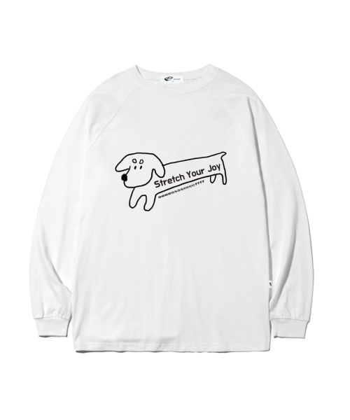 ESCAPEFROM(エスケープフロム)の「スケッチロングパピープリントロングスリーブホワイト(Tシャツ/カットソー・レディース・その他・MEDIUM/LARGE/SMALL)」の2枚目の写真