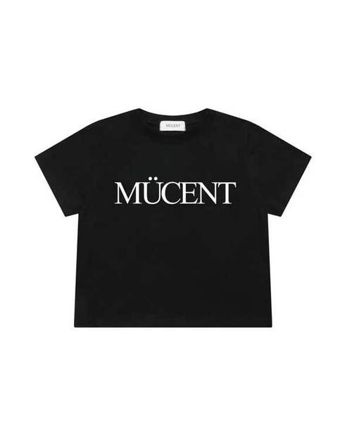 MUCENT（ムセント）の「レタリング半袖Tシャツ（2カラー）（Tシャツ/カットソー・レディース・ホワイト/ブラック・WOMENS）」の2枚目の写真
