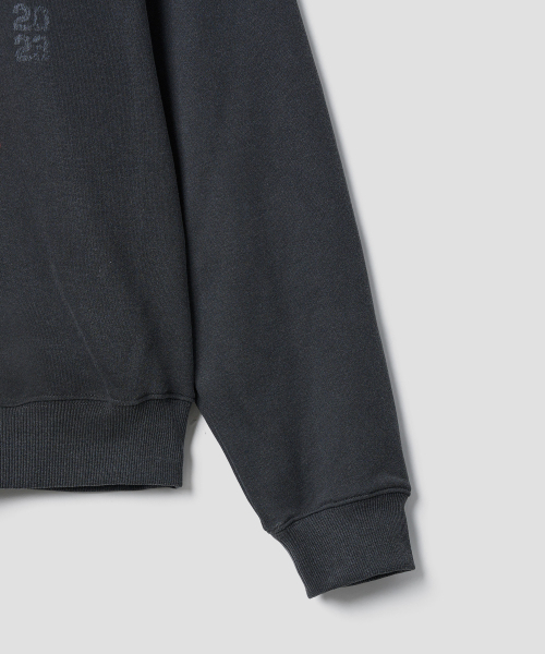 TTUDEMENT(トュードメント)の「ENGLISH DOG GRAPHIC SWEATSHIRT_CHARCOAL(スウェット・レディース・その他・FREE)」の9枚目の写真